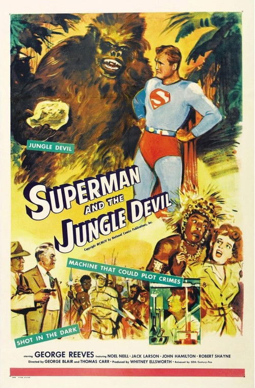 Superman and the Jungle Devil (1954) poster