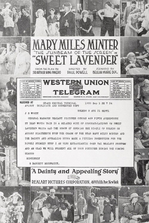 Sweet Lavender (1920) poster