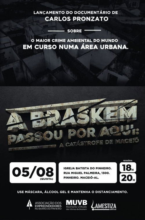 A Braskem passou por aqui: A catástrofe de Maceió (2021) poster