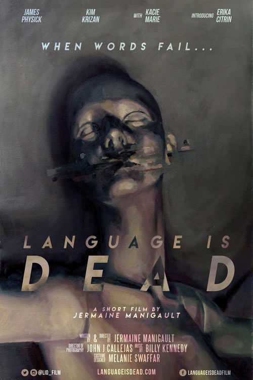 Language is Dead (2017) poster