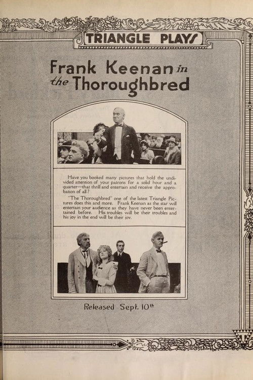 The Thoroughbred (1916) poster