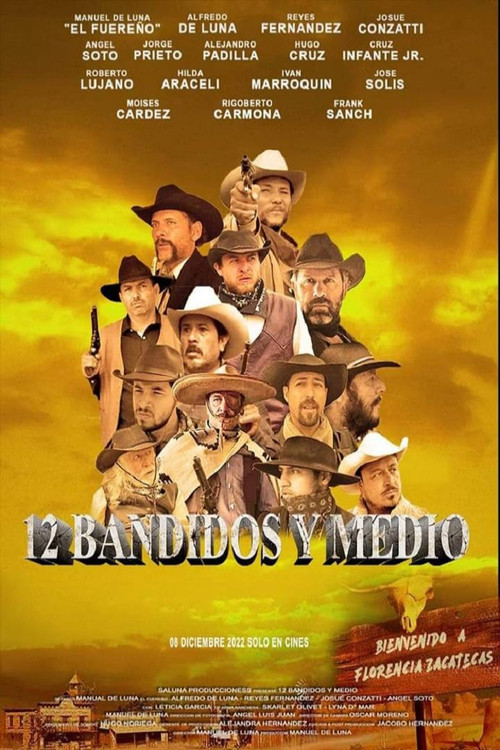 12 bandidos y medio (2022) poster