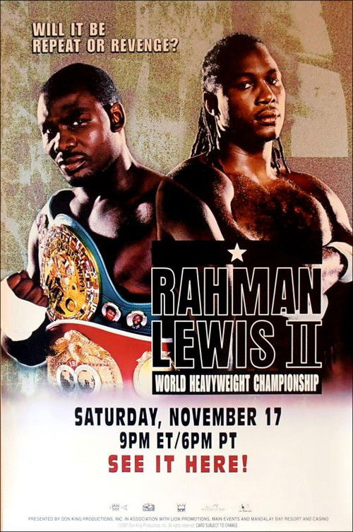 Hasim Rahman vs. Lennox Lewis II (2001) poster