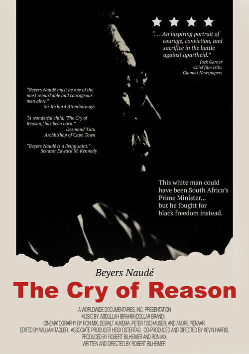 The Cry of Reason: Beyers Naude – An Afrikaner Speaks Out (1988) poster
