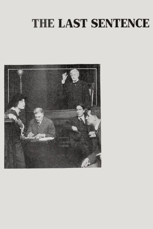 The Last Sentence (1917) poster