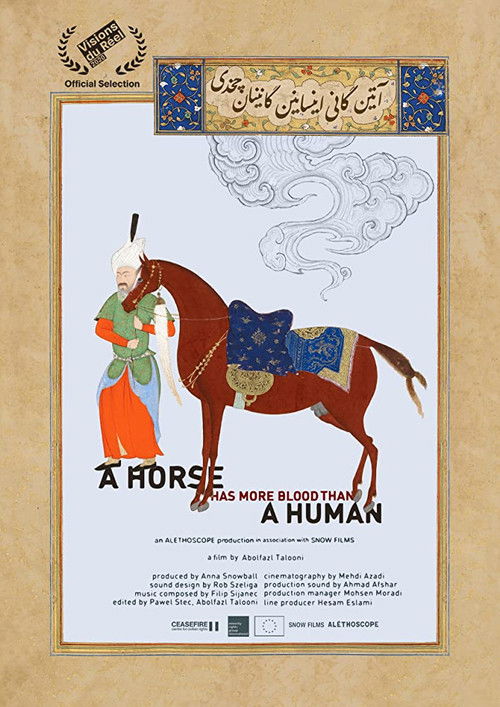 A Horse Has More Blood Than a Human (2020) poster
