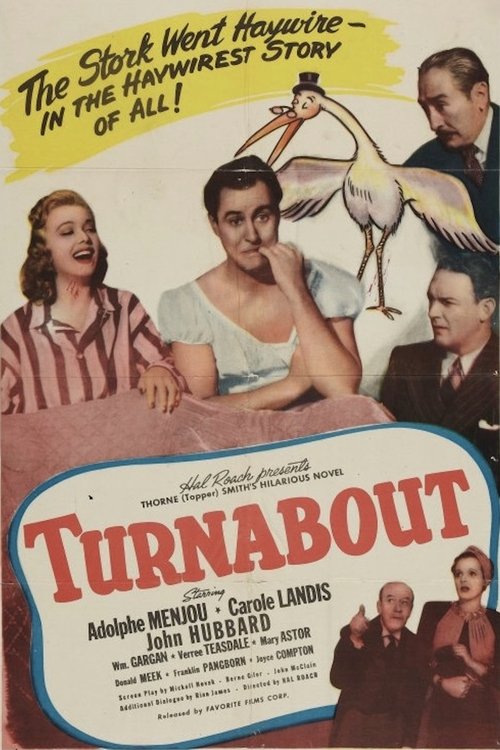 Turnabout (1940) poster