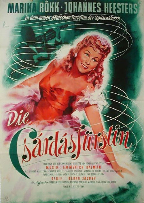 The Csardas Princess (1951) poster