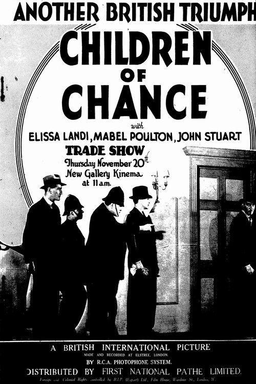 Children of Chance (1930) poster