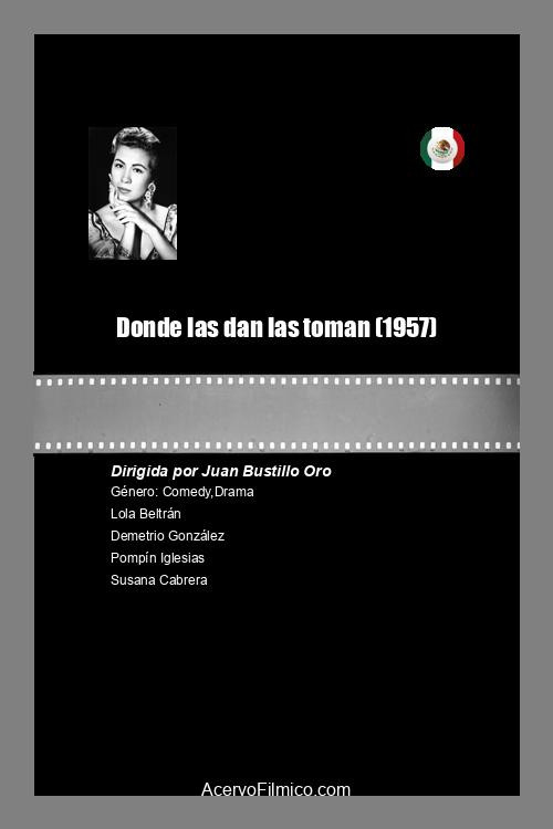 Donde las dan las toman (1957) poster