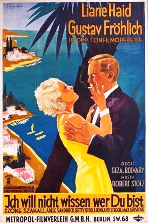 I Do Not Want to Know Who You Are (1932) poster