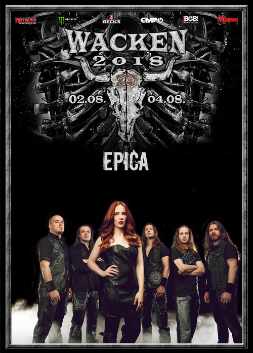 Epica - Wacken Open Air (2018) poster
