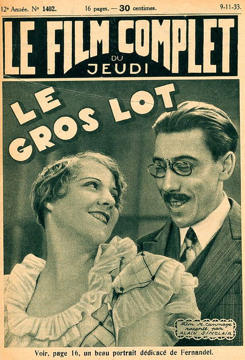 Le Gros Lot (1933) poster