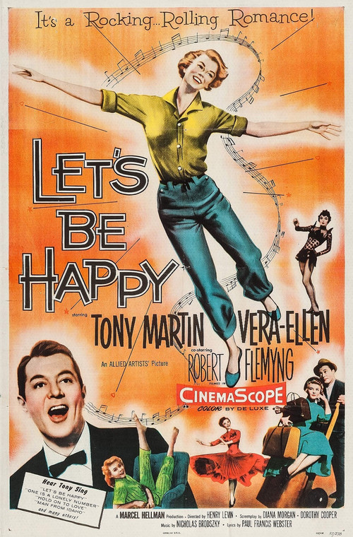 Let's Be Happy (1957) poster