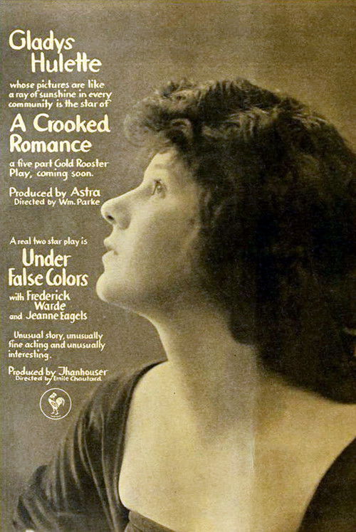 A Crooked Romance (1917) poster