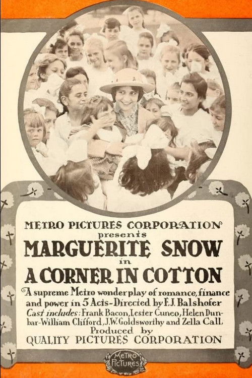 A Corner in Cotton (1916) poster