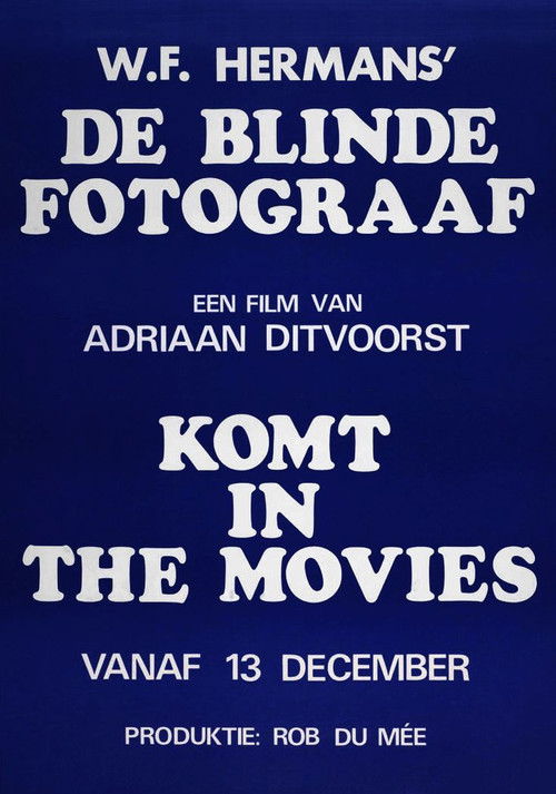 De blinde fotograaf (1973) poster