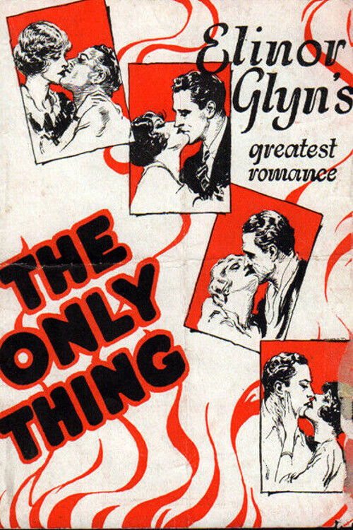 The Only Thing (1925) poster