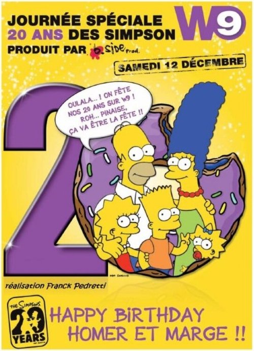 20 years of Simpsons (2009) poster