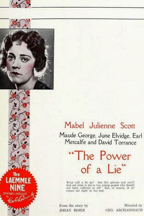 The Power of a Lie (1923) poster