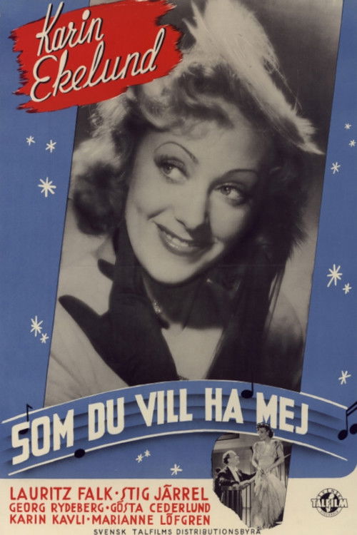 Som du vill ha mej (1943) poster