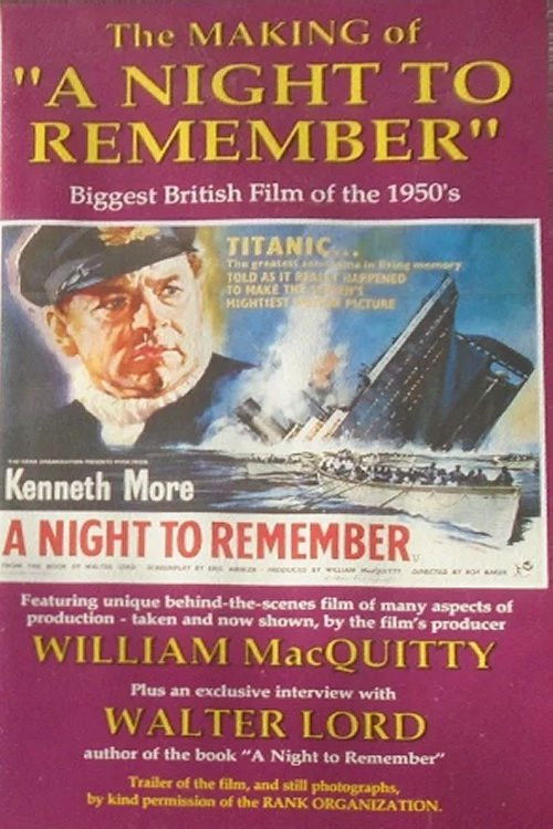The Making of 'A Night to Remember' (1993) poster