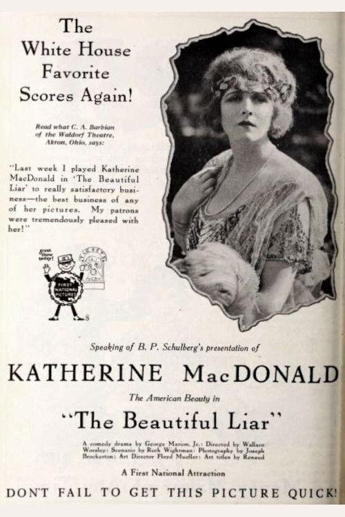 The Beautiful Liar (1921) poster