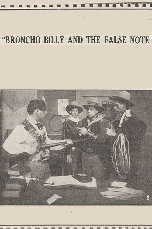 Broncho Billy and the False Note (1915) poster
