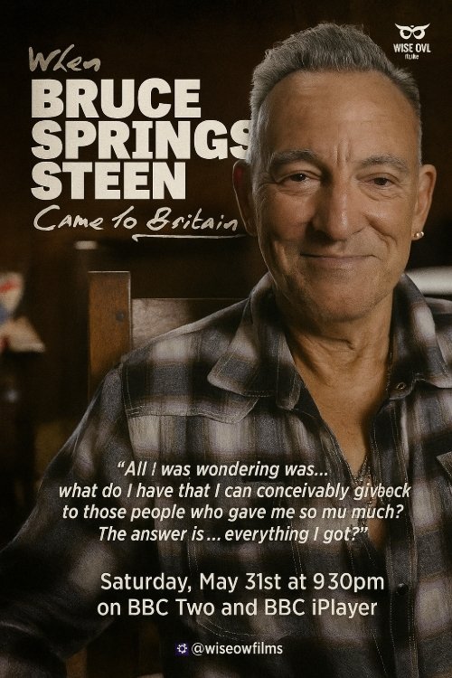 When Bruce Springsteen Came to Britain (2025) poster
