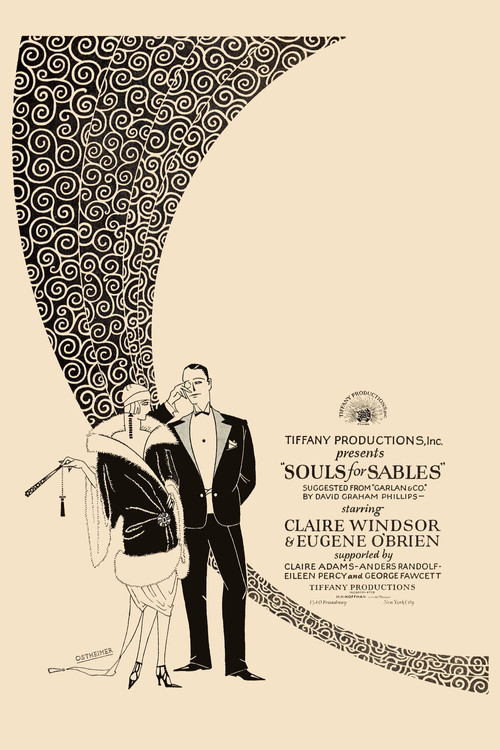 Souls for Sables (1925) poster