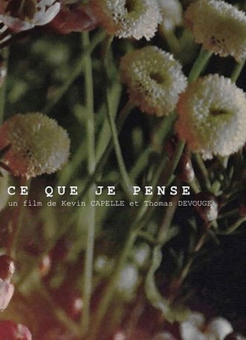 Ce que je pense (2017) poster