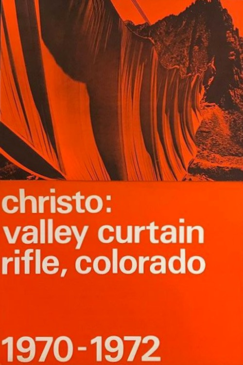 Christo's Valley Curtain (1974) poster