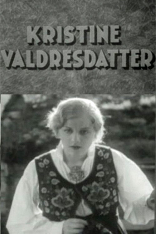 Kristine Valdresdatter (1930) poster