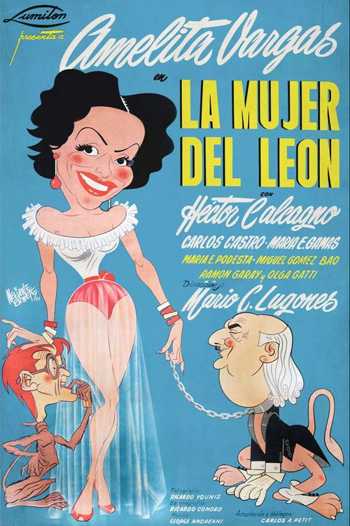 La mujer del león (1951) poster
