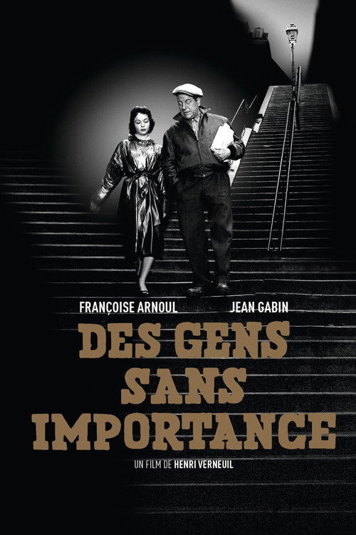 Des gens sans importance (1956) poster