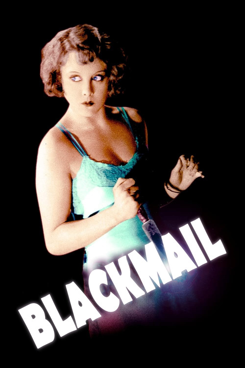 Blackmail (1929) poster