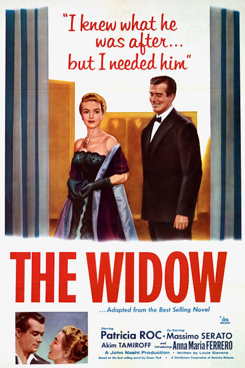 The Widow (1955) poster