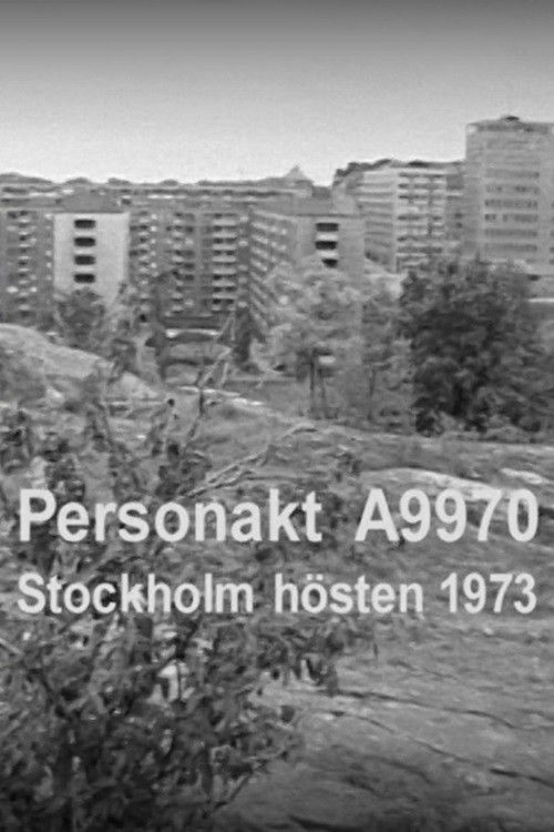 Personakt A9970 (1974) poster