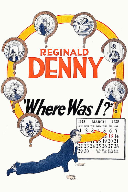 Where Was I? (1925) poster