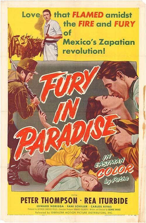 Fury in Paradise (1955) poster