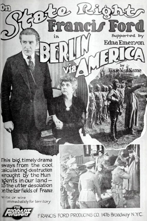 Berlin Via America (1918) poster