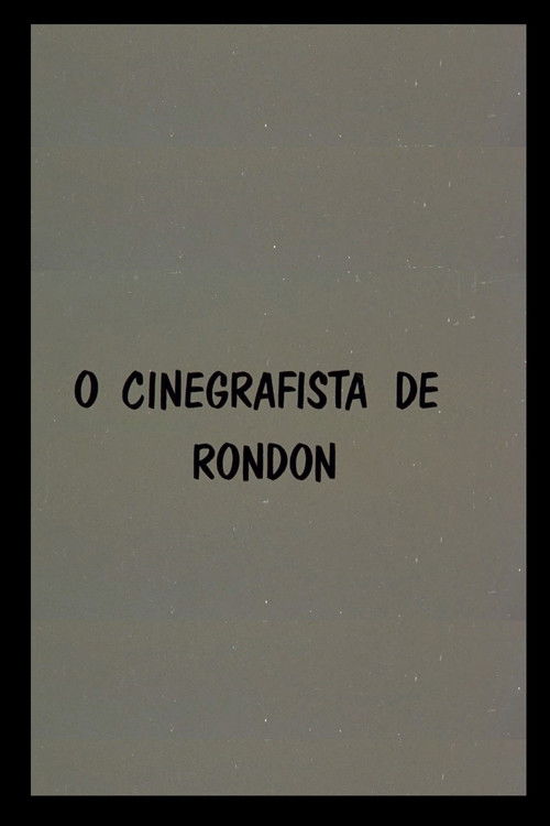 O Cinegrafista de Rondon (1979) poster