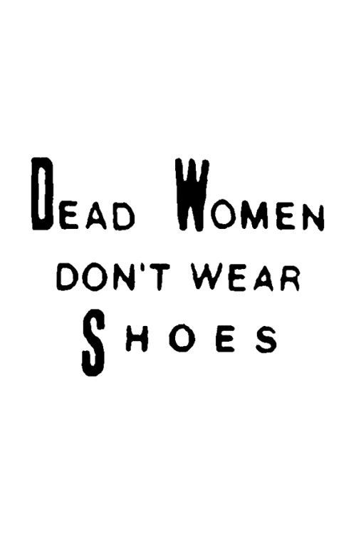 Dead Women Don't Wear Shoes (1990) poster