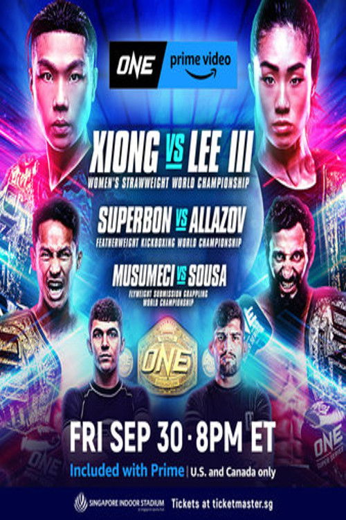 ONE on Prime Video 2: Xiong vs. Lee III (2022) poster