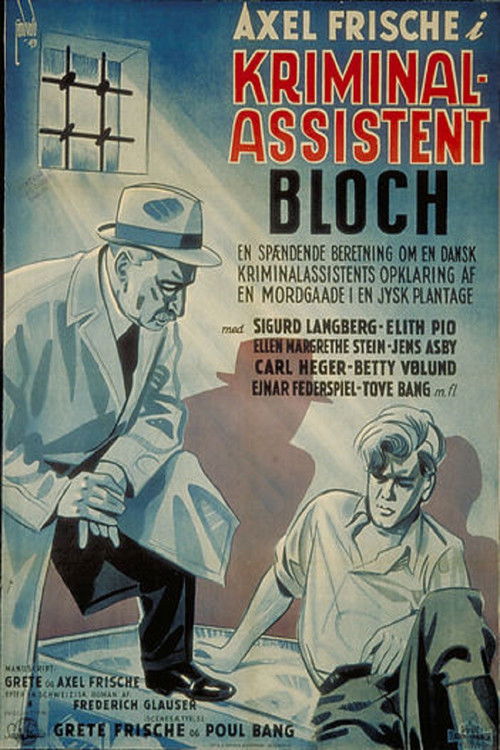 Kriminalassistent Bloch (1943) poster
