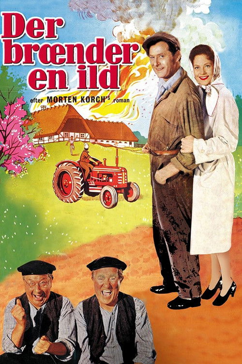 Der brænder en ild (1962) poster
