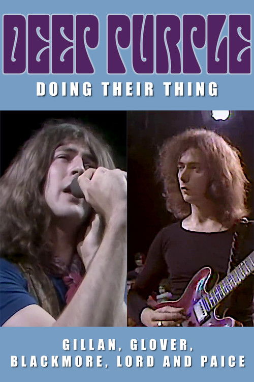Deep Purple – Doing Their Thing (1970) poster