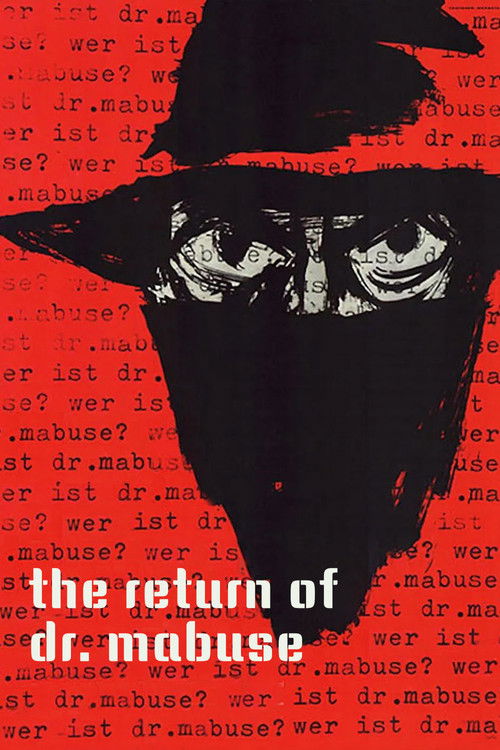 The Return of Dr. Mabuse (1961) poster
