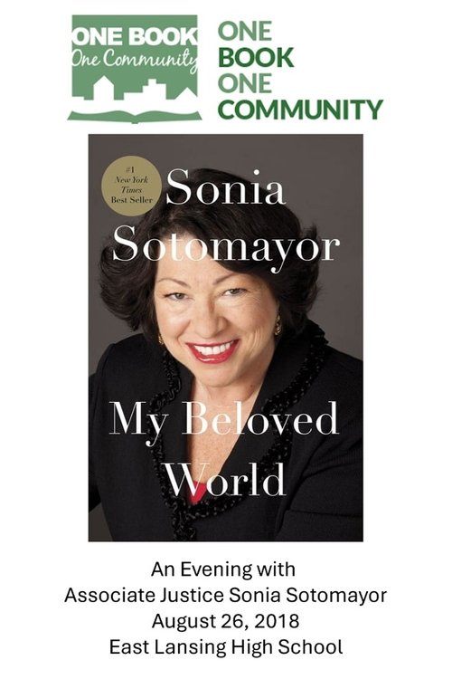 My Beloved World - An Evening with Associate Justice Sonia Sotomayor (2018) poster