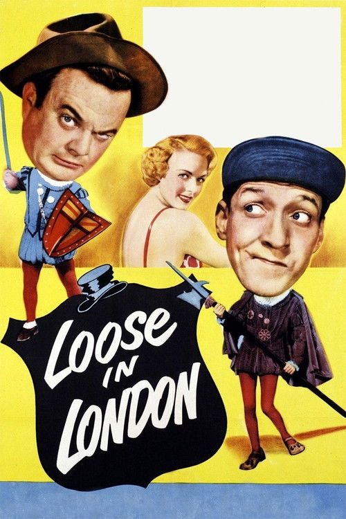 Loose in London (1953) poster
